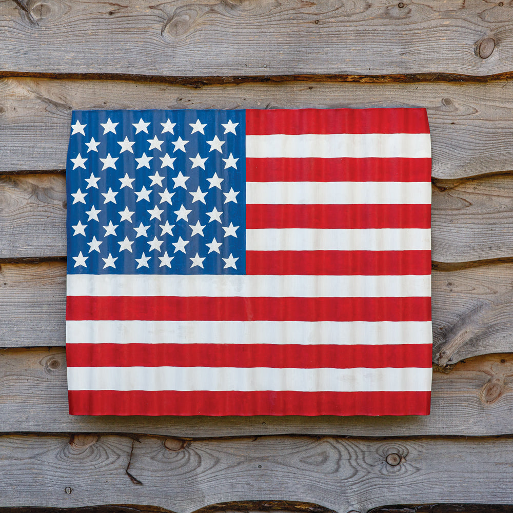 Corrugated Wave US Flag - Bombay Mercantile