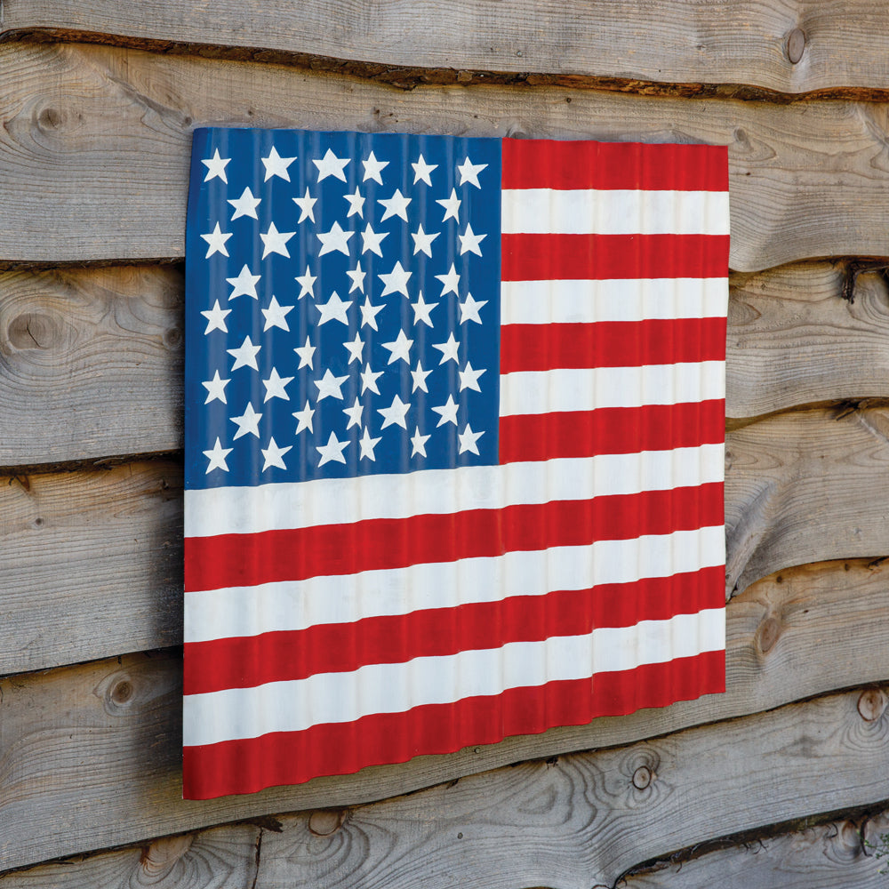 Corrugated Wave US Flag - Bombay Mercantile