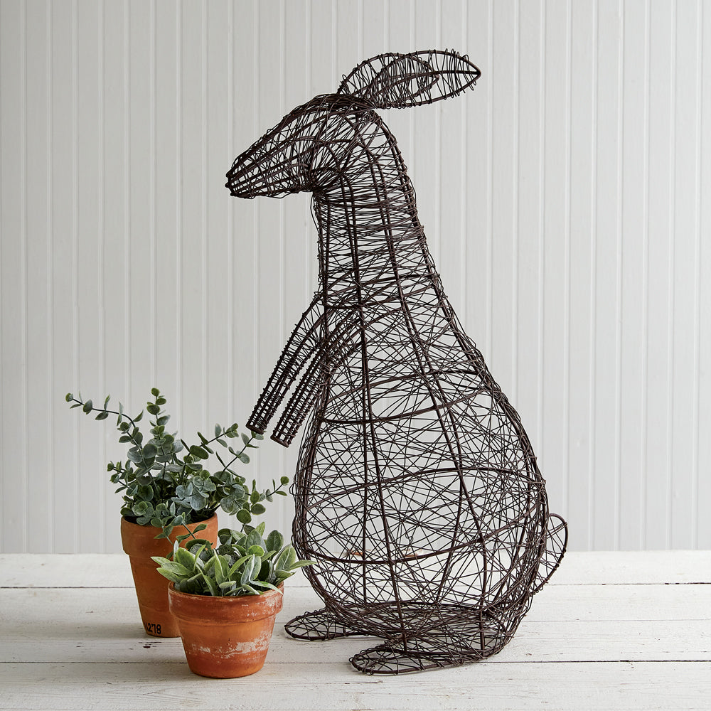 Wire Nest Bunny - Bombay Mercantile