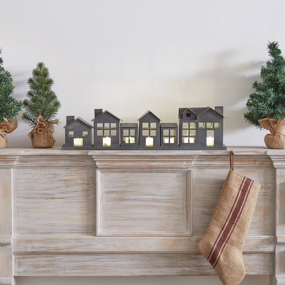 Village Christmas Luminary - Bombay Mercantile