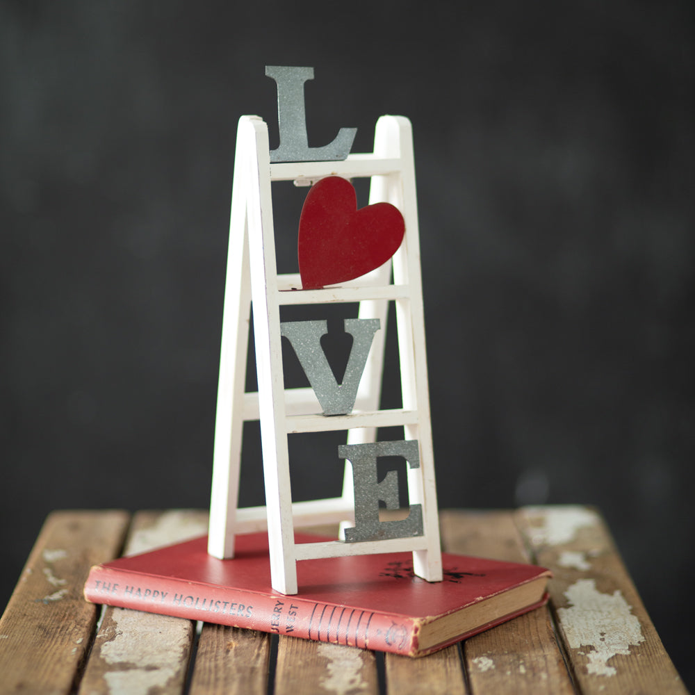 Tabletop Love Ladder - Bombay Mercantile