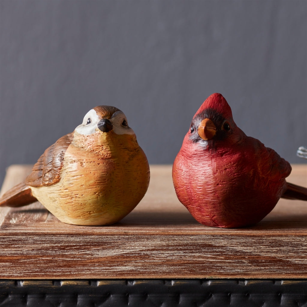 Set of 12, Bird decoration - Bombay Mercantile