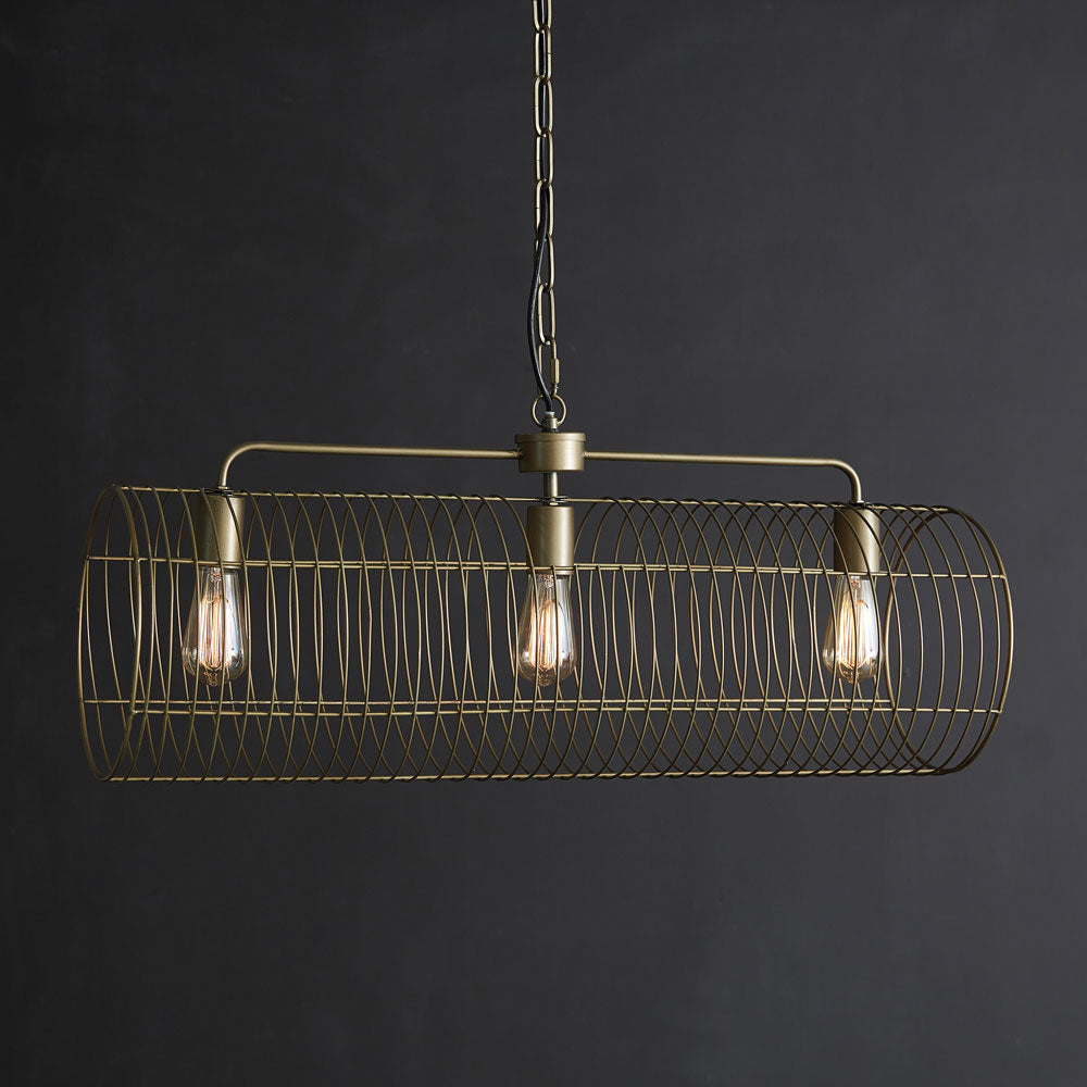 Radio City Three Light Pendant - Bombay Mercantile