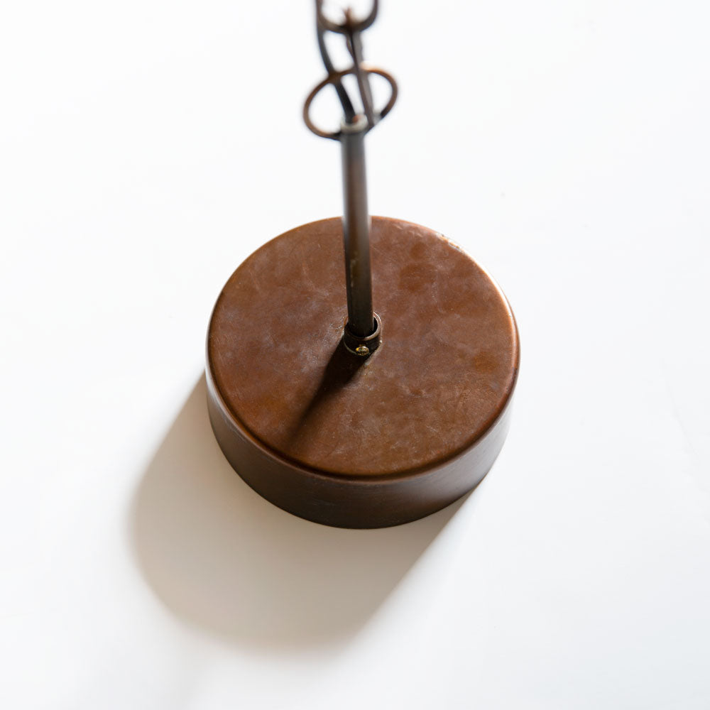 Milos Wood Bead Pendant - Bombay Mercantile