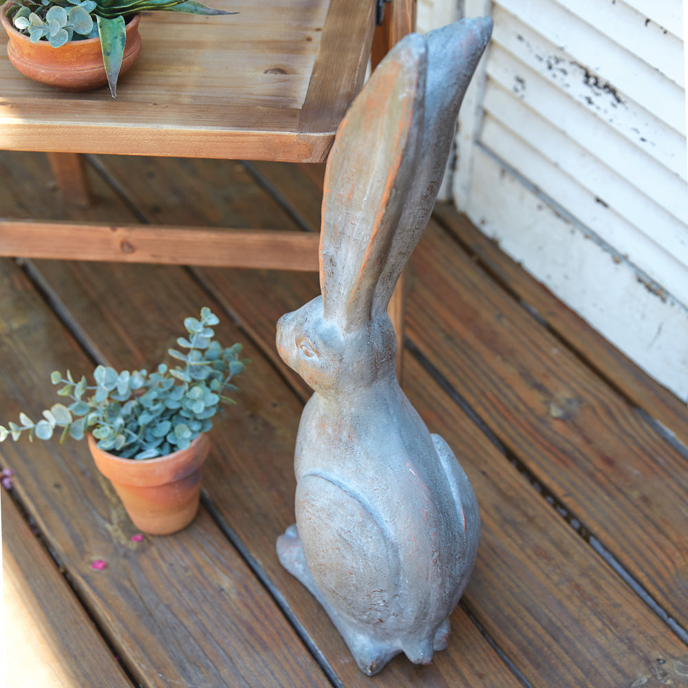 Long Eared Hare Garden Statue - Bombay Mercantile