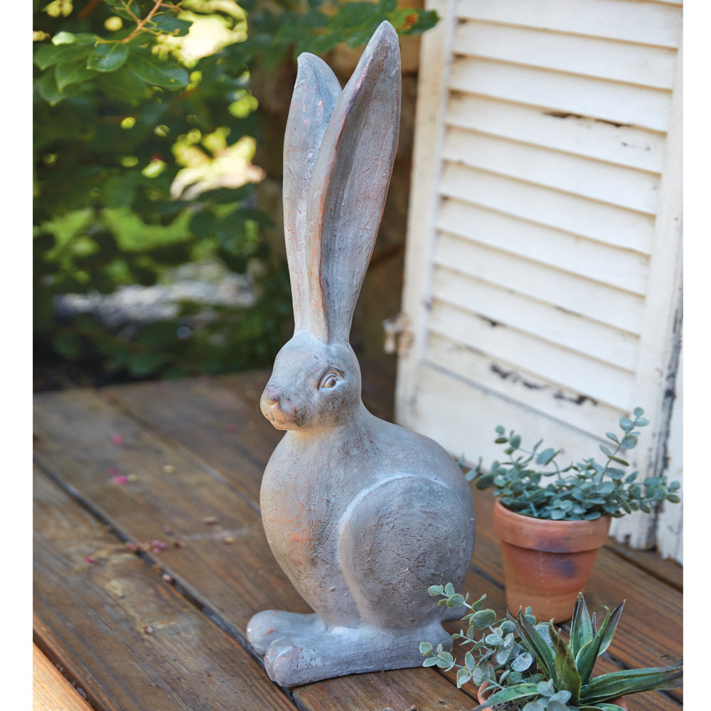 Long Eared Hare Garden Statue - Bombay Mercantile