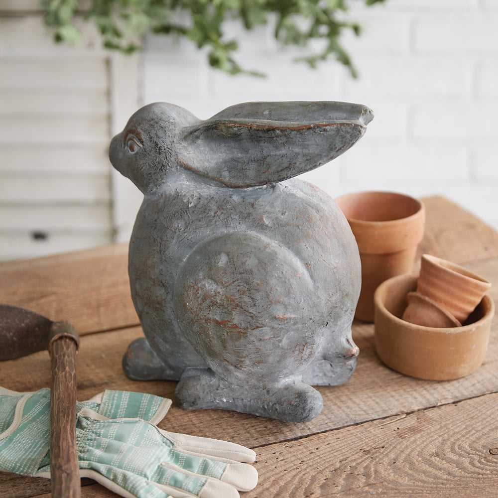 Cottontail Rabbit Garden Statue - Bombay Mercantile