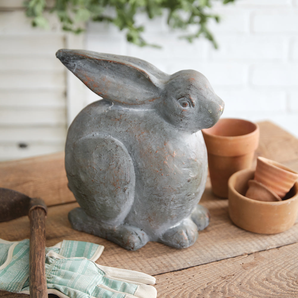 Cottontail Rabbit Garden Statue - Bombay Mercantile