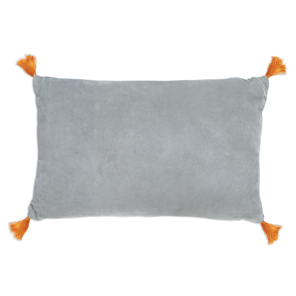 Decorative Velvet Throw Pillow - Bombay Mercantile
