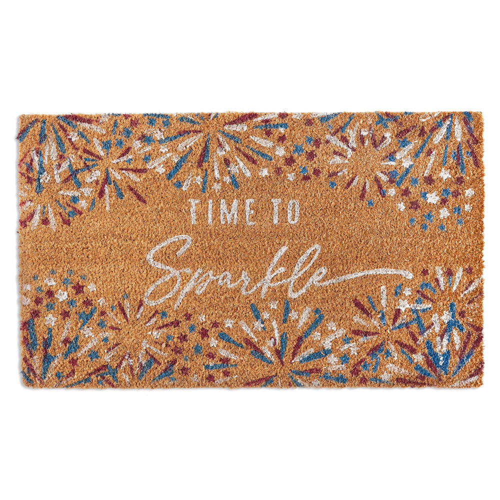 Time to Sparkle Americana Doormat - Bombay Mercantile