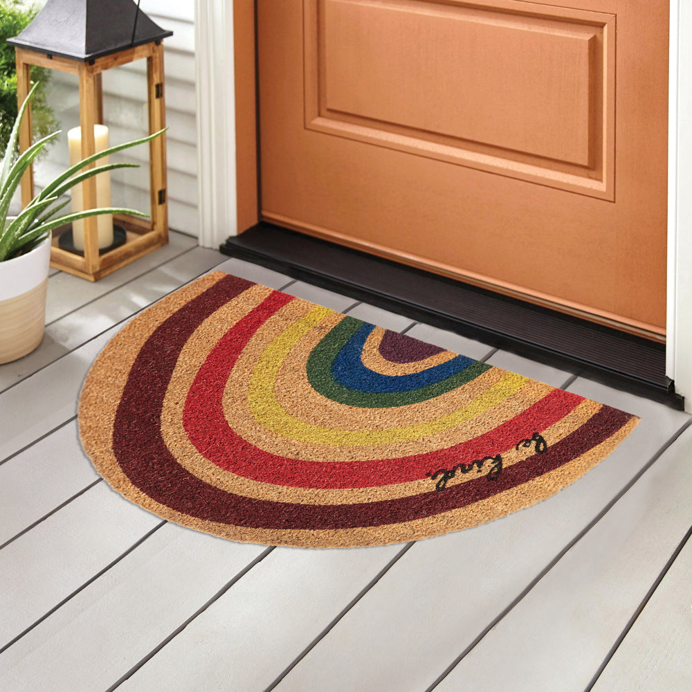 Rainbow Doormat - Bombay Mercantile