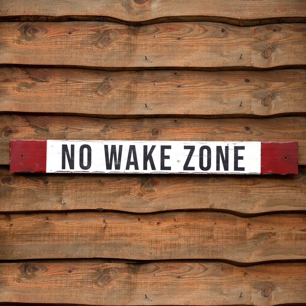 No Wake Zone Sign - Bombay Mercantile