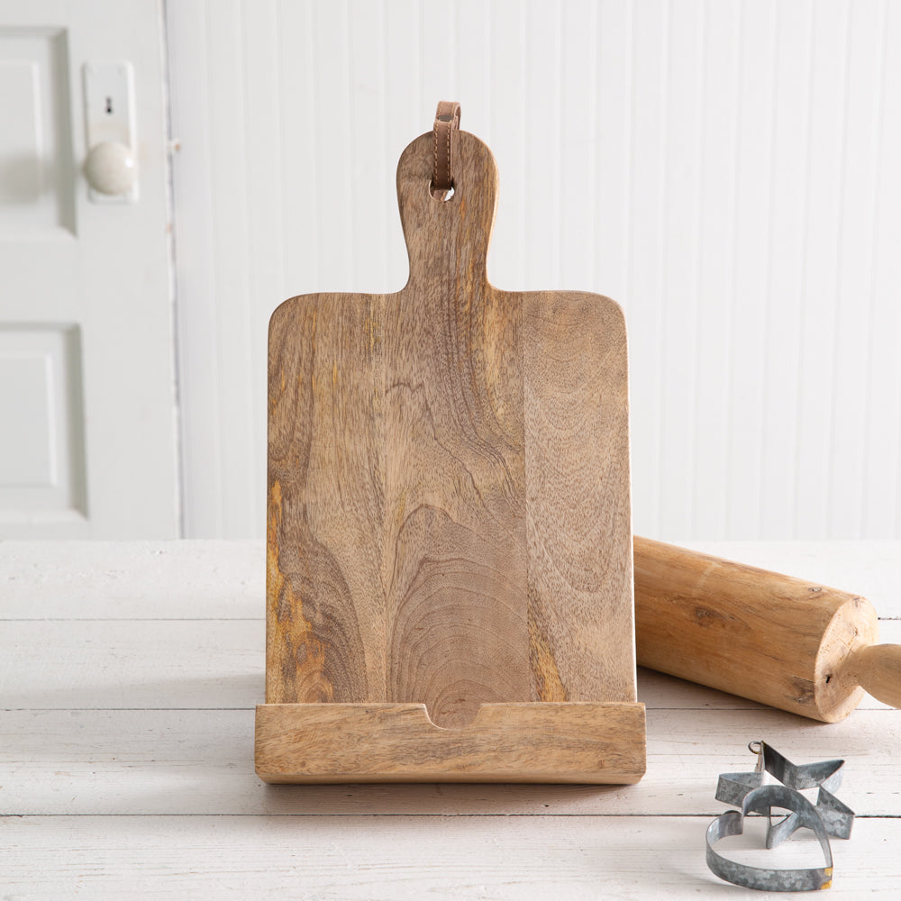 Cutting Board Cookbook Stand - Bombay Mercantile