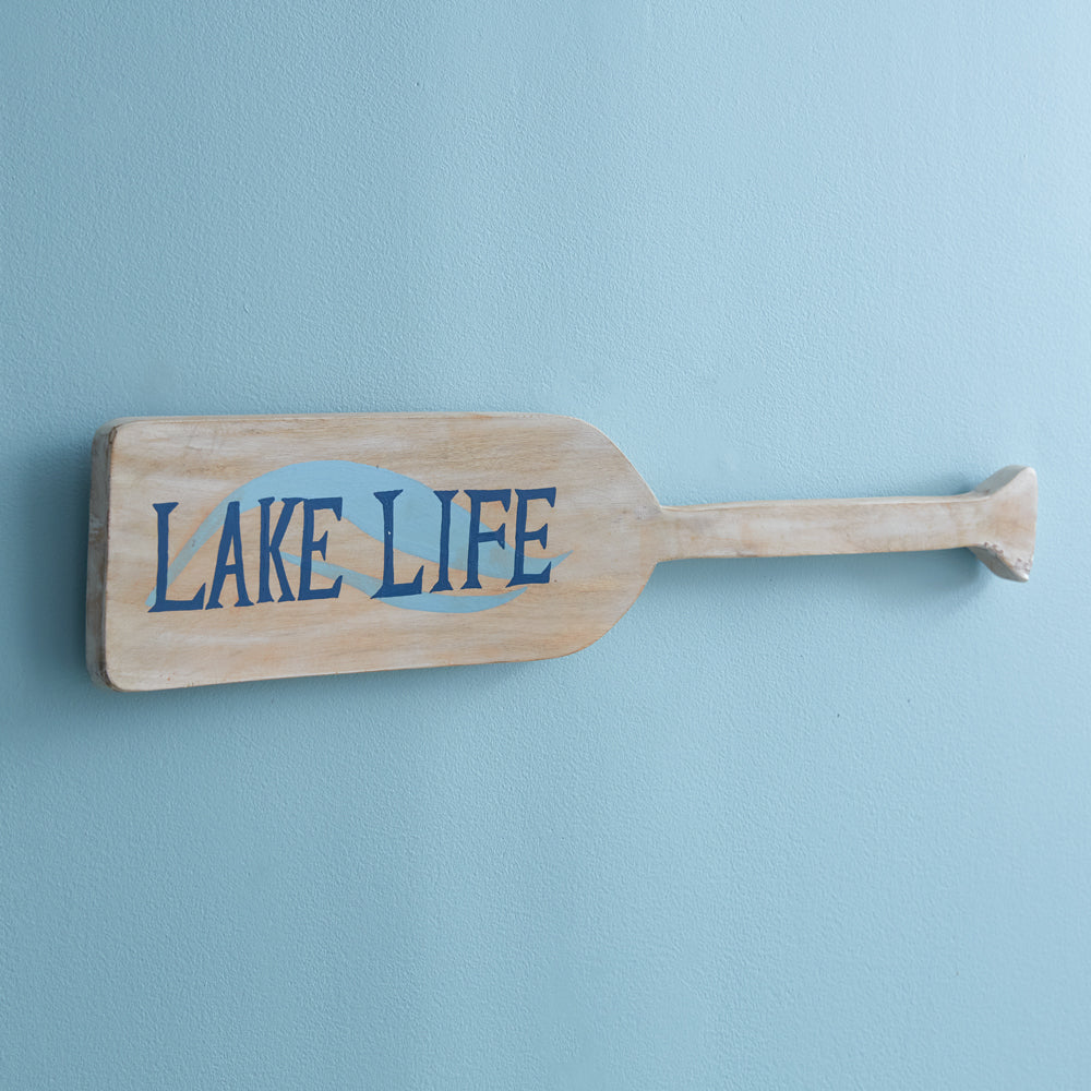 Lake Life Oar Wall Decor - Bombay Mercantile