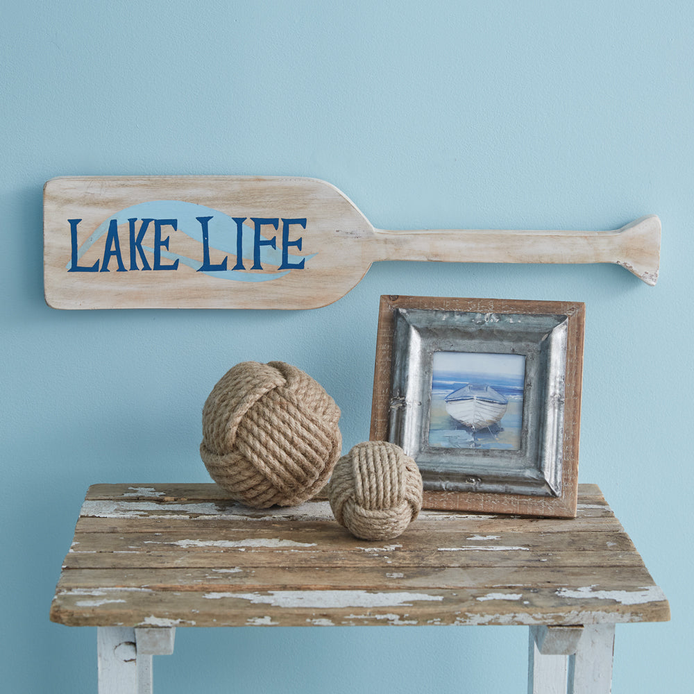 Lake Life Oar Wall Decor - Bombay Mercantile