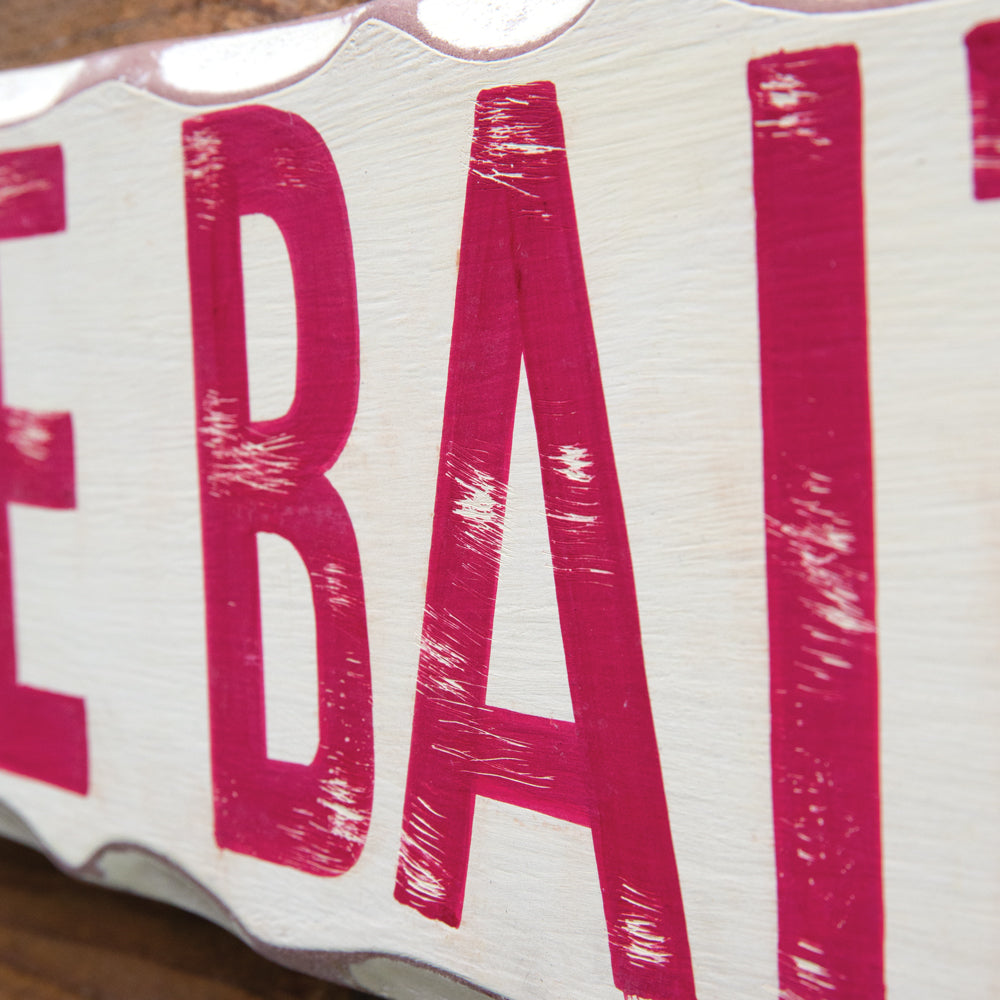 Live Baits Sign - Bombay Mercantile
