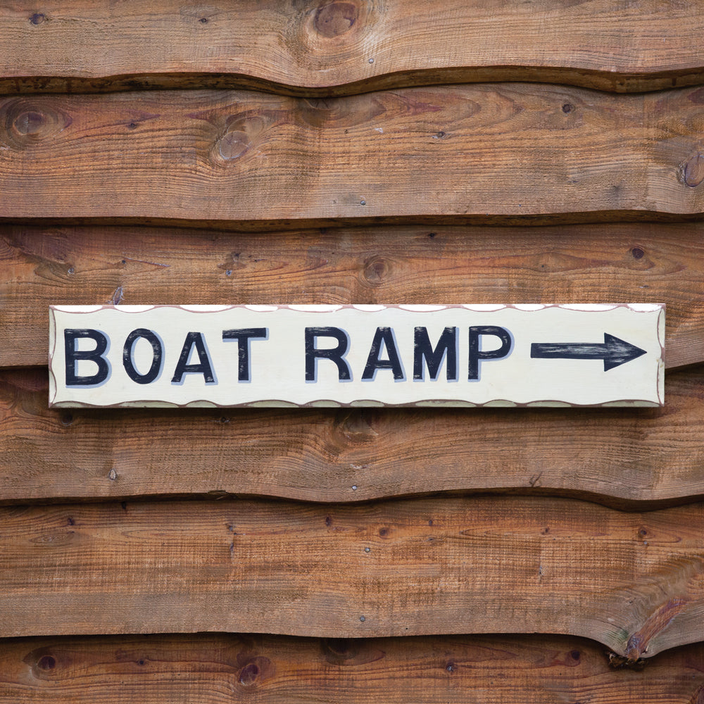 Boat Ramp Sign - Bombay Mercantile