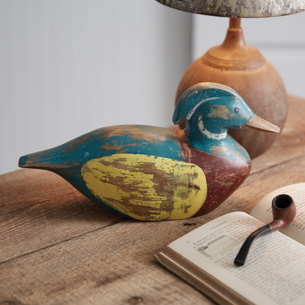 Handcrafted Wooden Duck - Bombay Mercantile