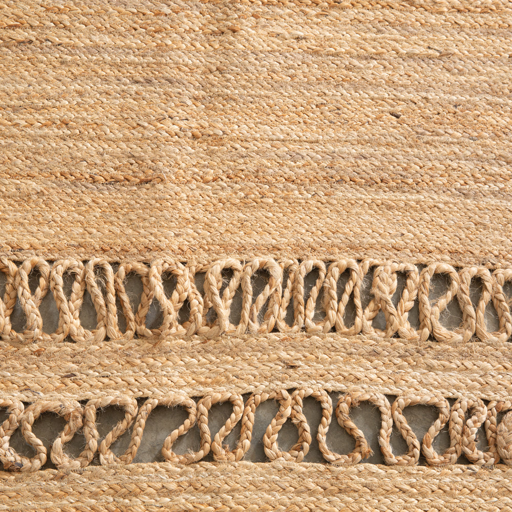 Braided Jute Oval Rug - Bombay Mercantile