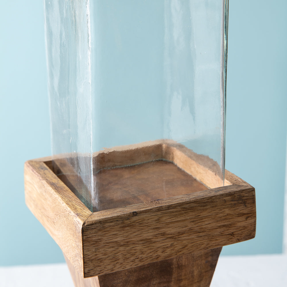 Set of Two Finnigan Pillar Candle Holders - Bombay Mercantile