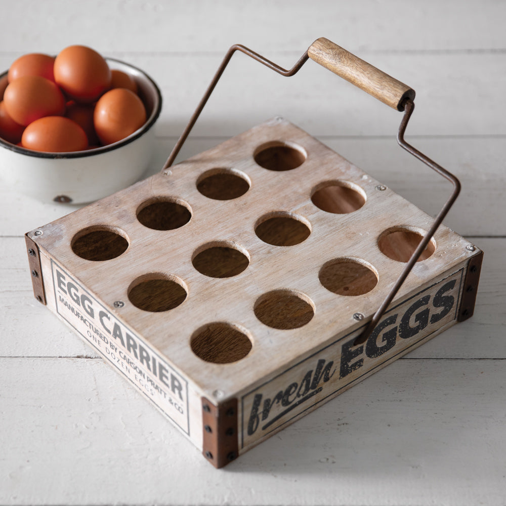 Fresh Eggs Caddy - Bombay Mercantile