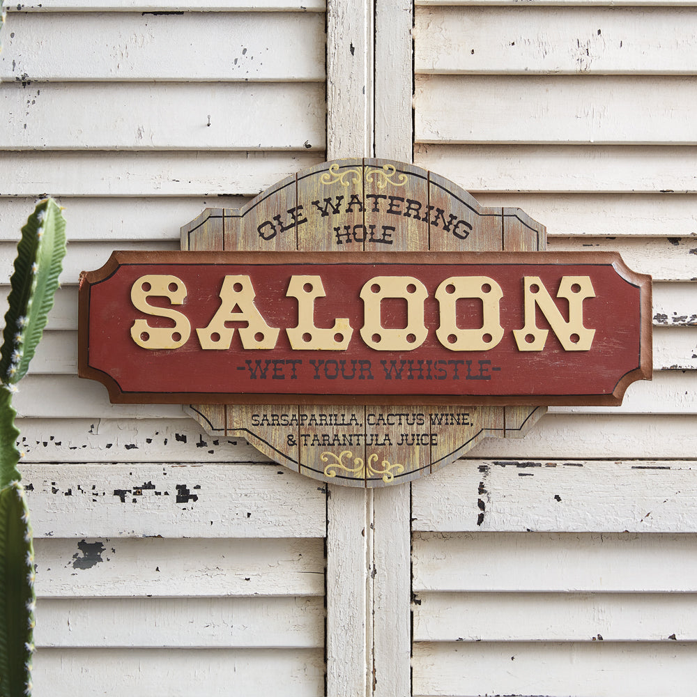 Saloon Wall Sign - Bombay Mercantile