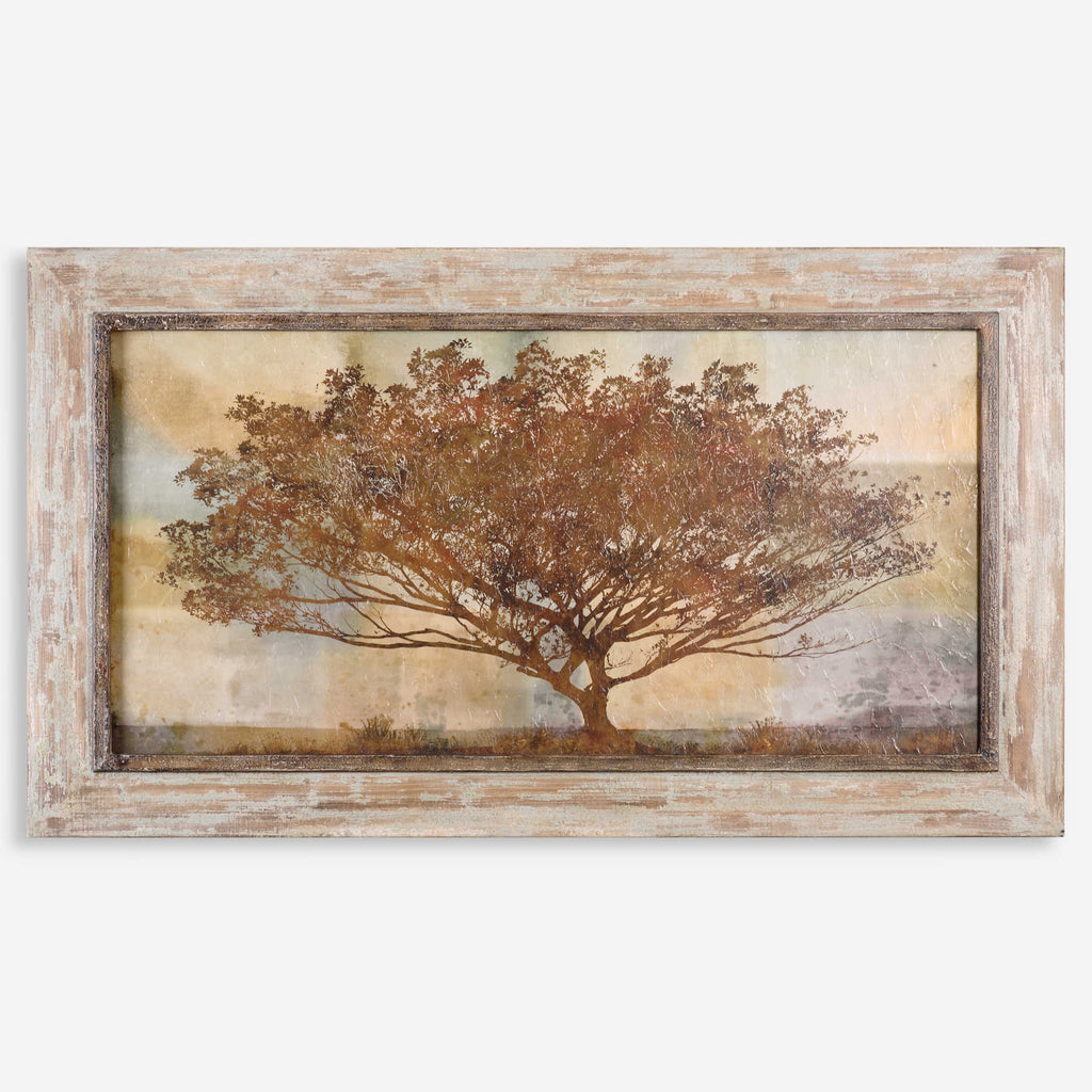 Autumn Radiance Sepia Framed Art - Bombay Mercantile