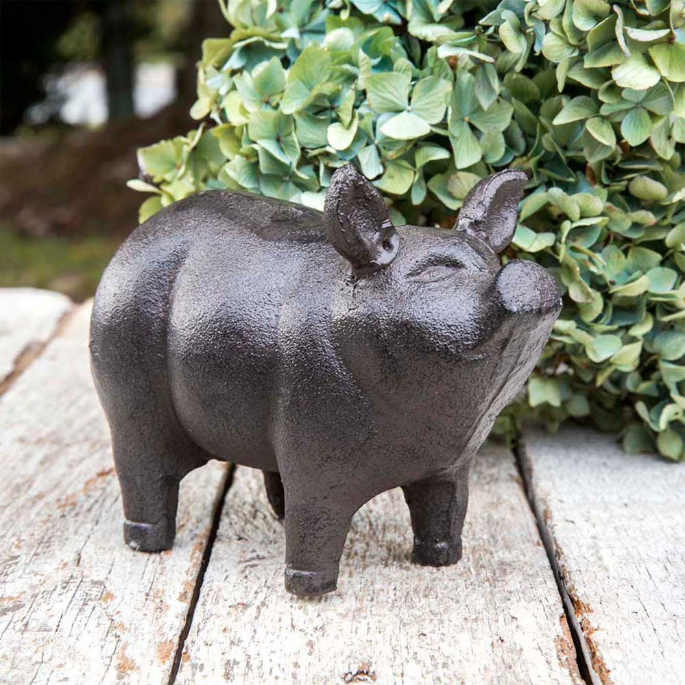 Small Piglet Garden Statue - Bombay Mercantile