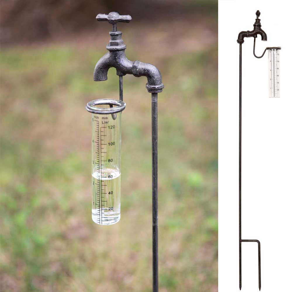 Water Spigot Rain Gauge - Box of 2 - Bombay Mercantile