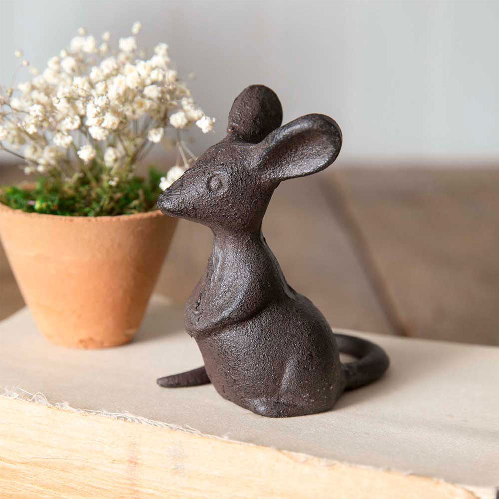Cast Iron Mouse - Box of 4 - Bombay Mercantile