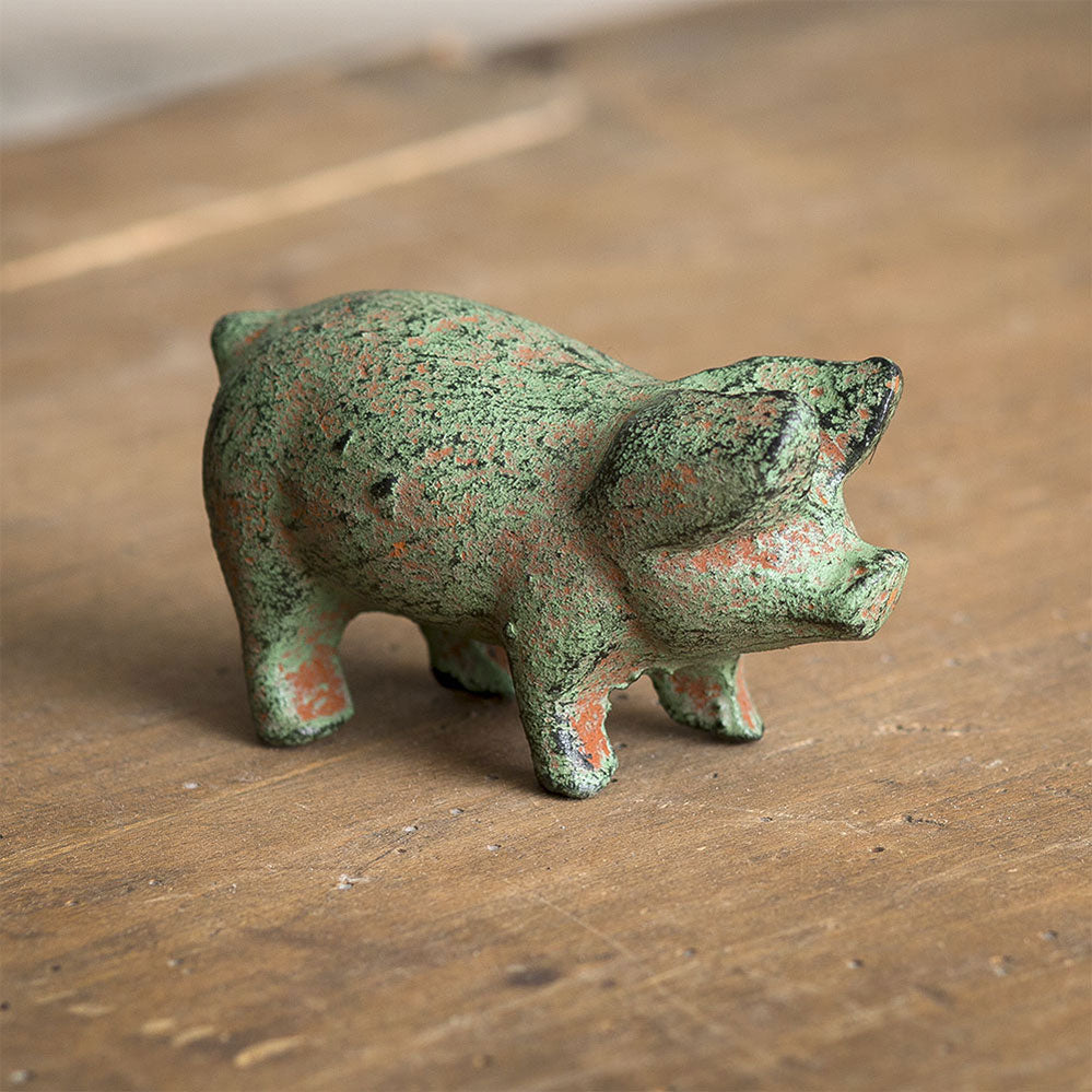 Cast Iron Piglet - Box of 4 - Bombay Mercantile