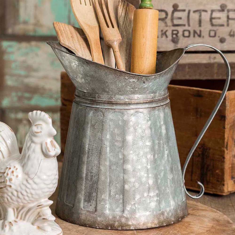 Metal Milk Pitcher - Bombay Mercantile