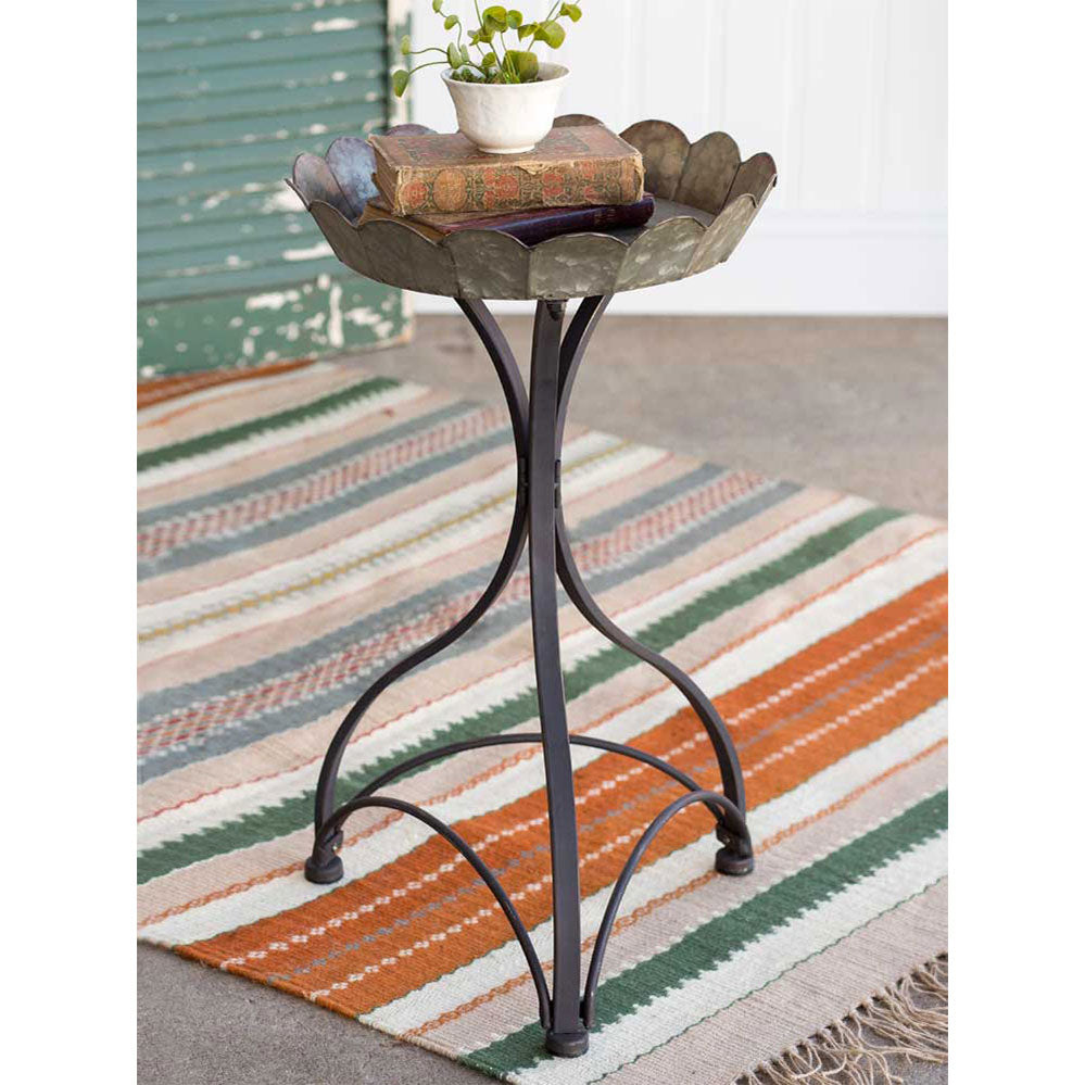 Fluted Garden Stand - Bombay Mercantile
