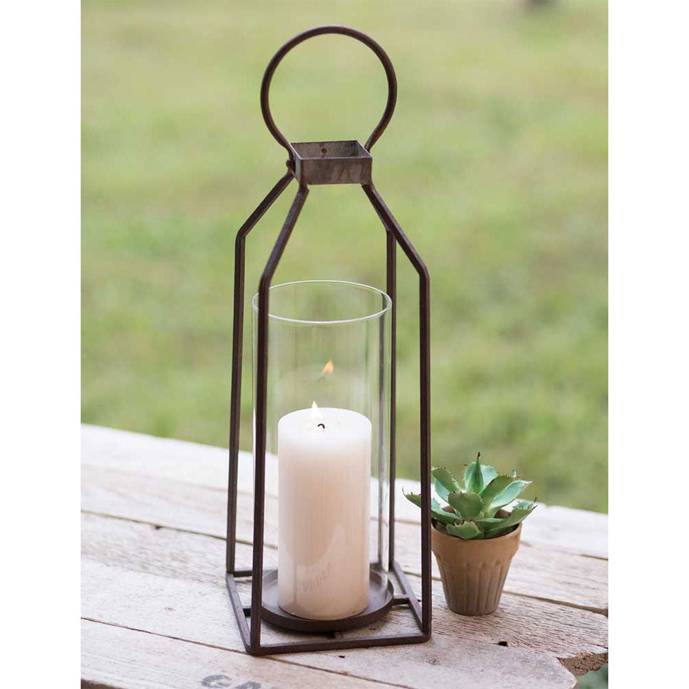 Large Greenville Pillar Candle Lantern - Bombay Mercantile