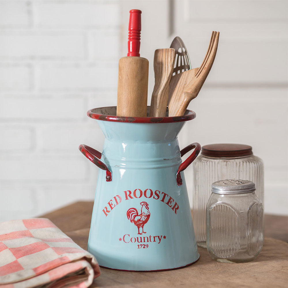 Red Rooster Kitchen Caddy Pitcher - Bombay Mercantile