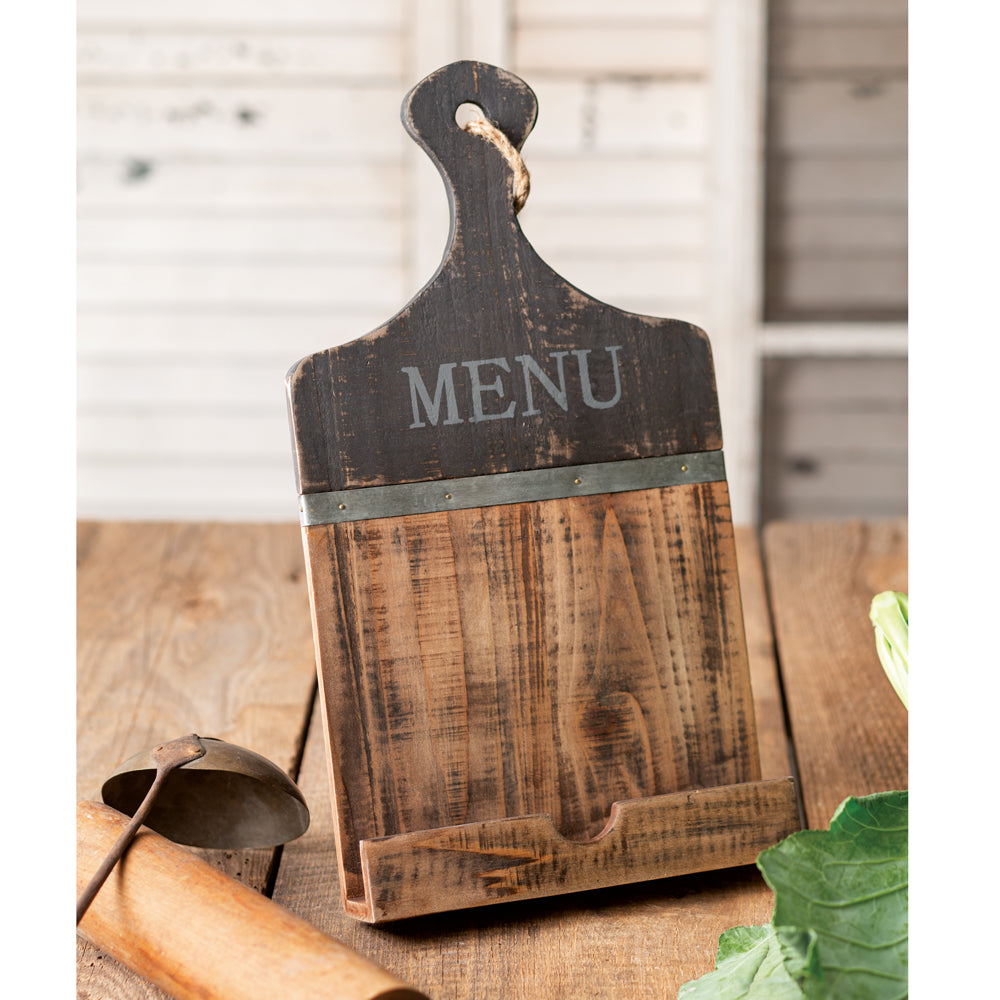 Wooden Menu Holder - Bombay Mercantile