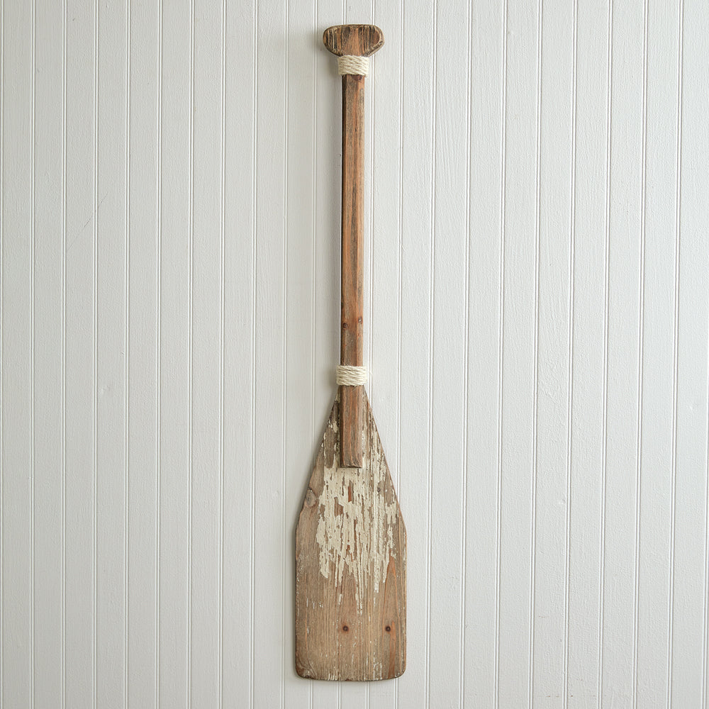Reclaimed Wood Wall Oar - Bombay Mercantile
