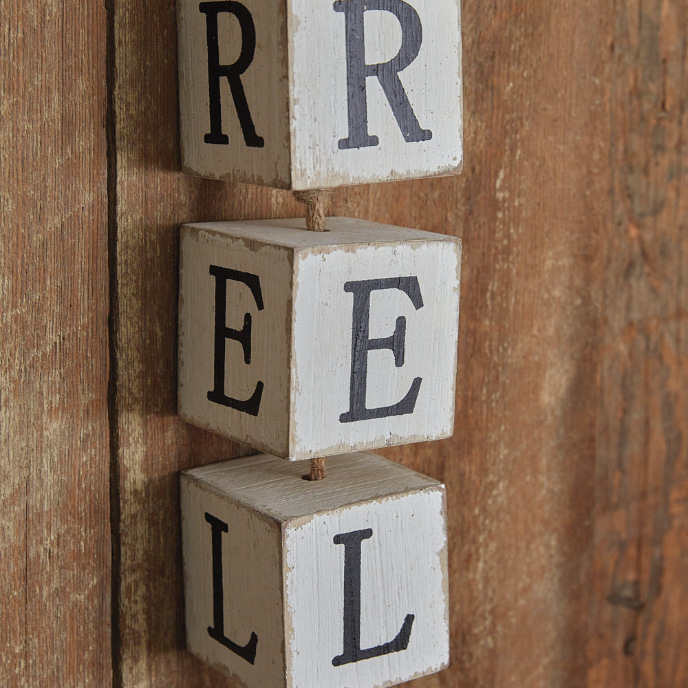 Relax Hanging Wood Blocks - Bombay Mercantile