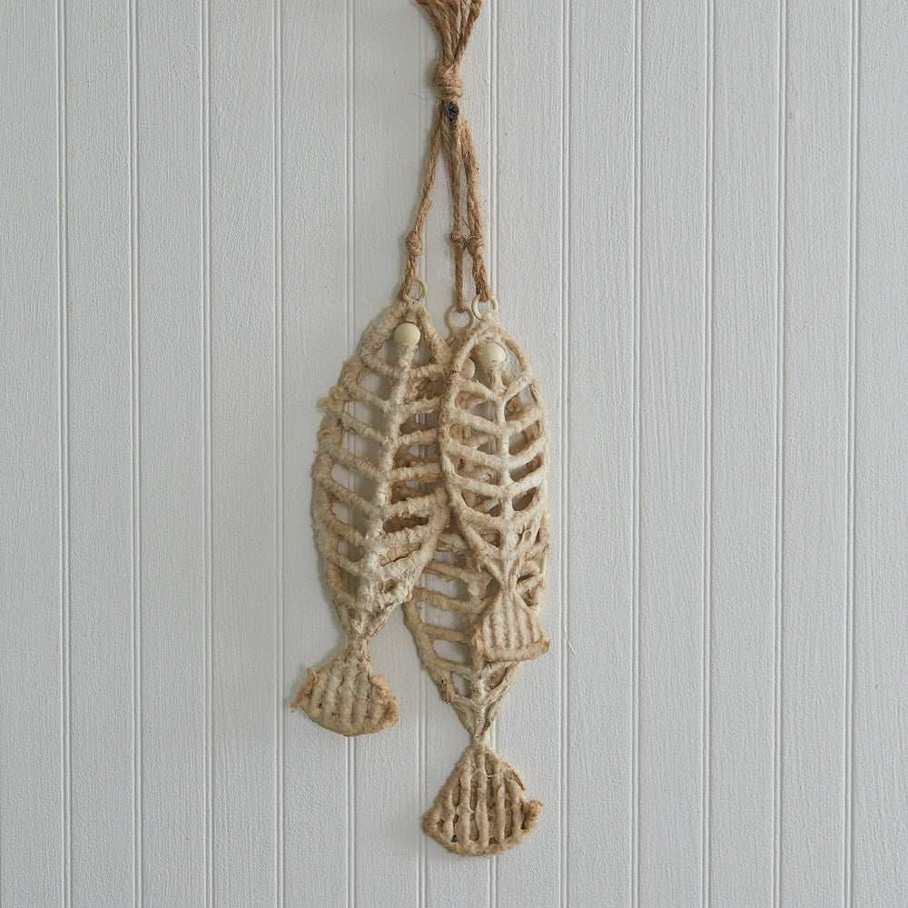 Set of Three Textured Fishbones - Bombay Mercantile