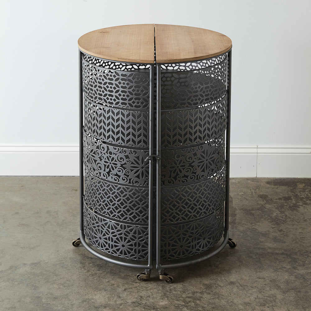 Metal Expandable Storage Table - Bombay Mercantile