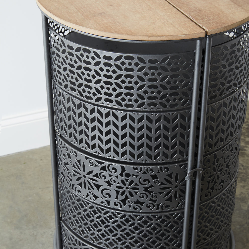 Metal Expandable Storage Table - Bombay Mercantile