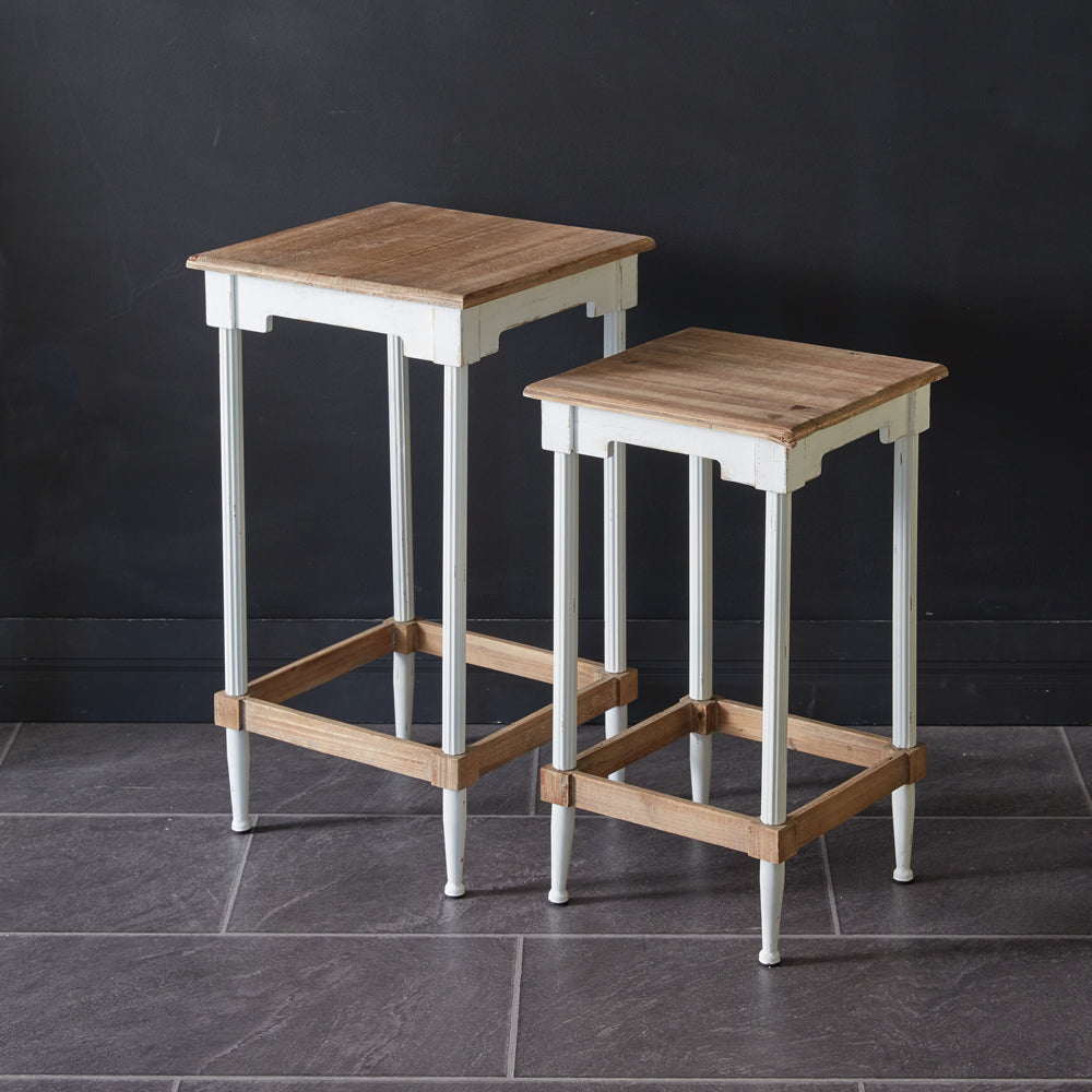 Set of Two Arabella Side Tables - Bombay Mercantile
