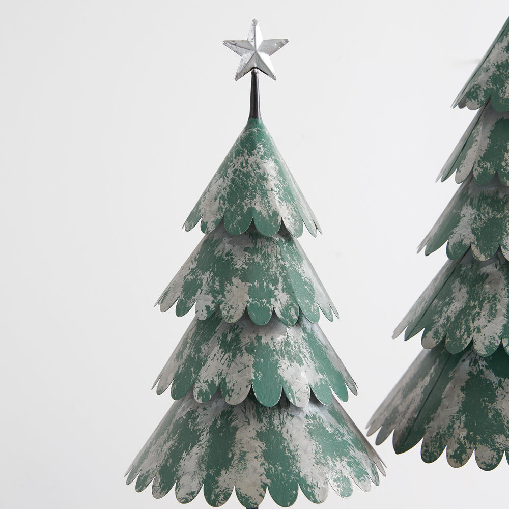 Set of Two Evergreen Trees - Bombay Mercantile