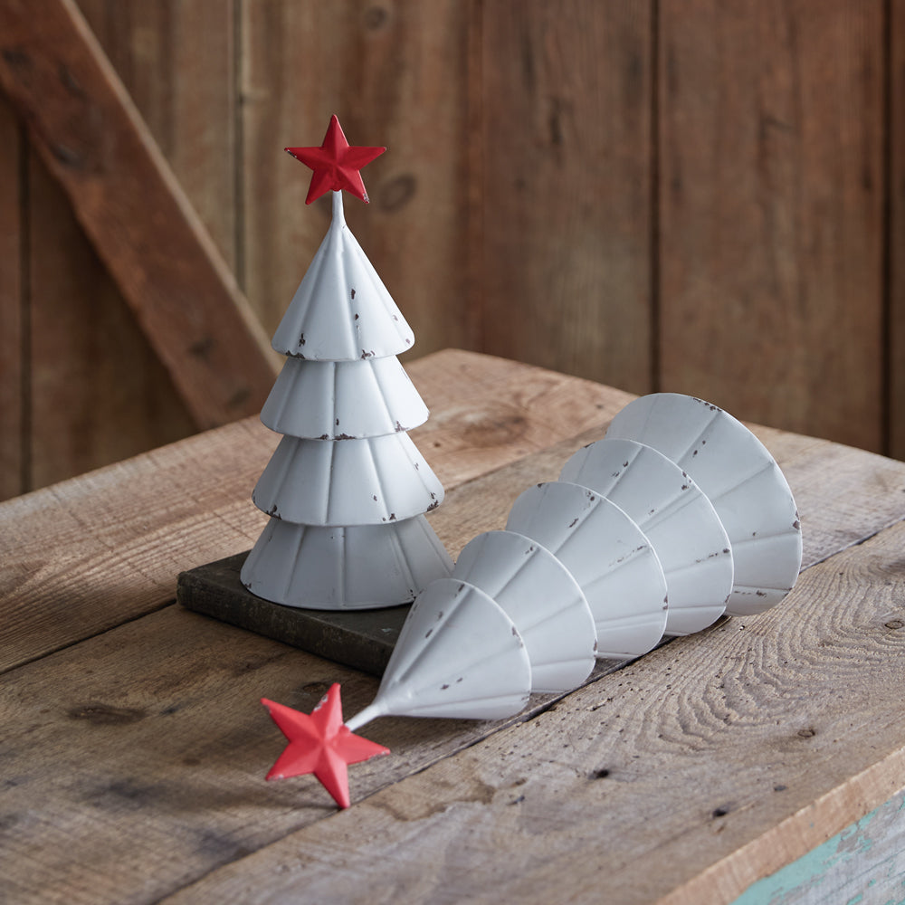 Set of Two Farmstead Christmas Trees - Bombay Mercantile