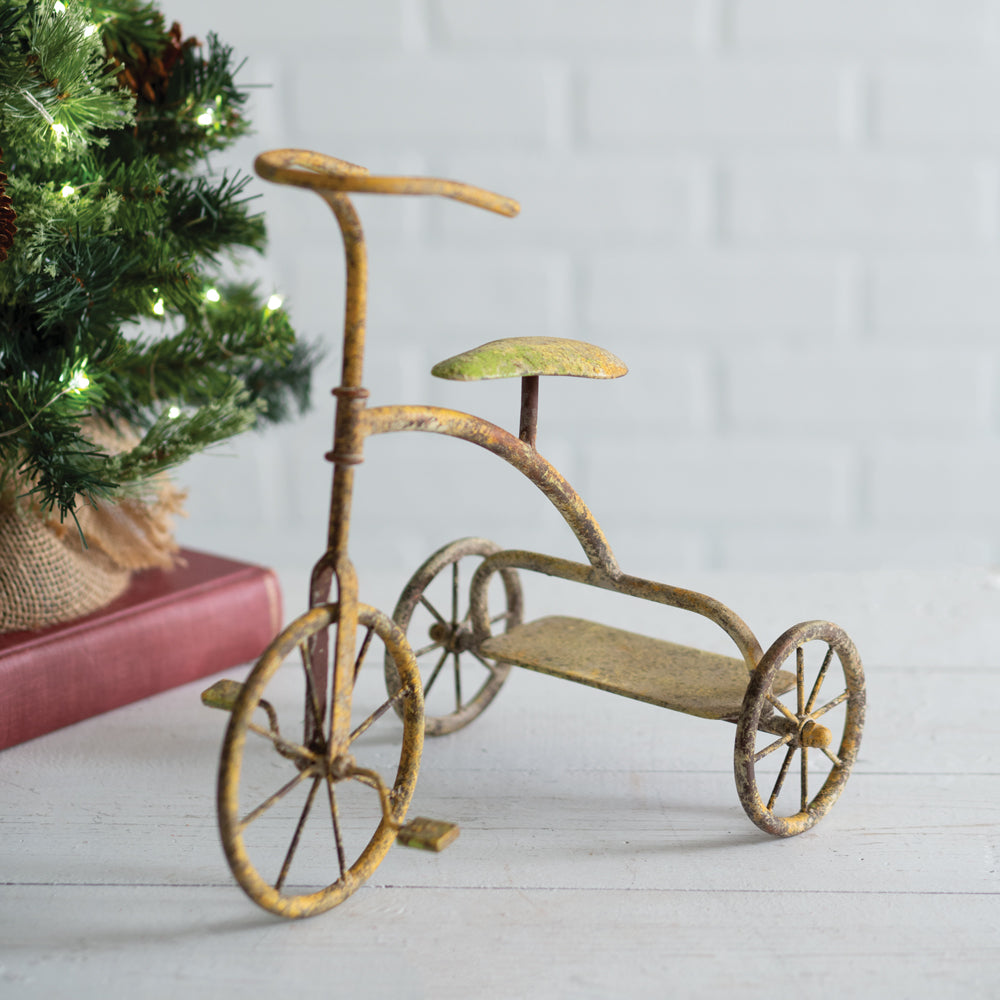 Antique-Inspired Tabletop Toy Trike - Bombay Mercantile