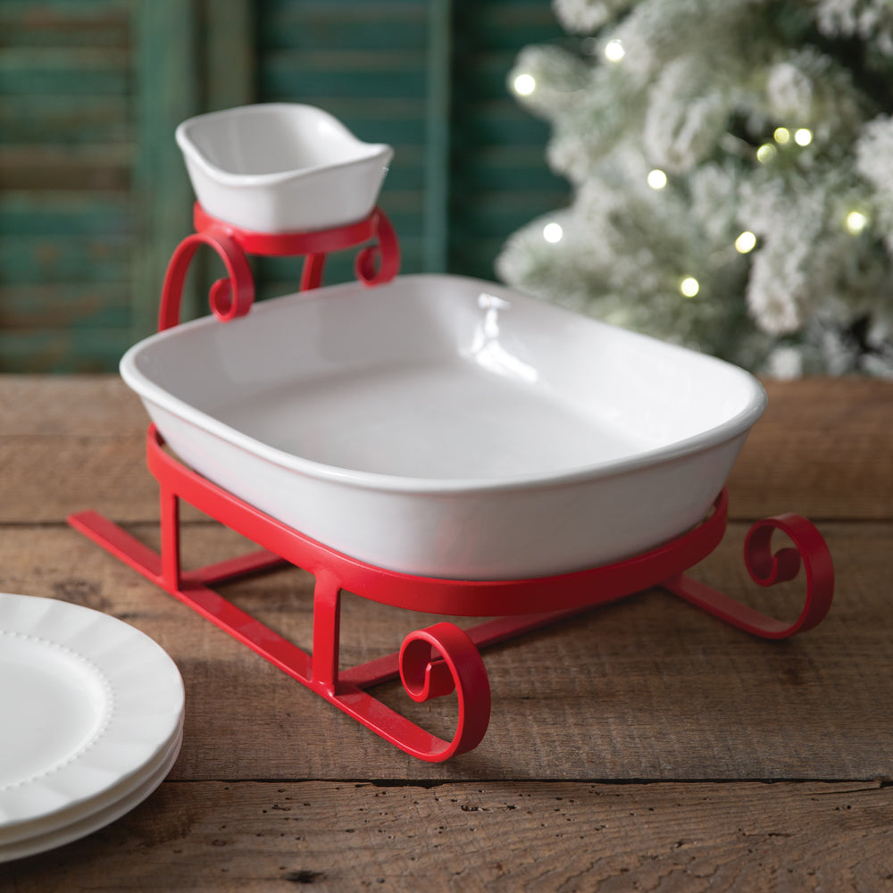 Holiday Sled Party Platter - Bombay Mercantile