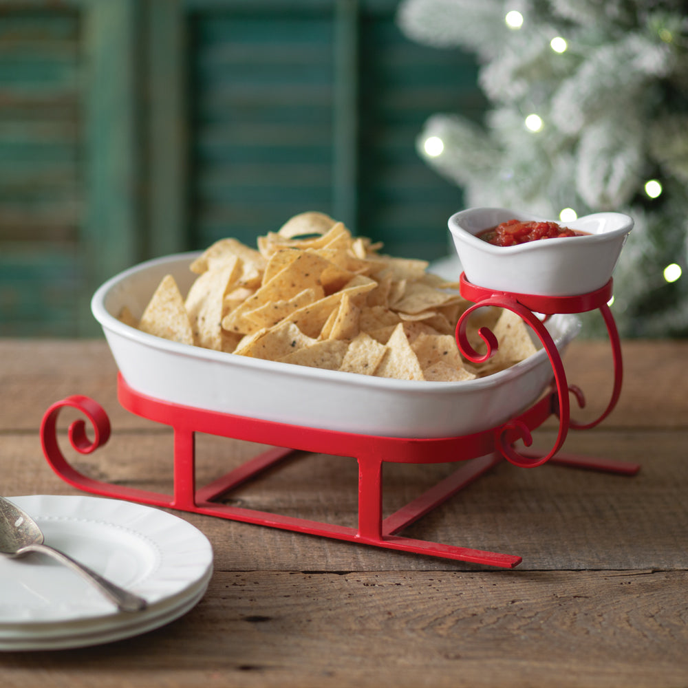 Holiday Sled Party Platter - Bombay Mercantile