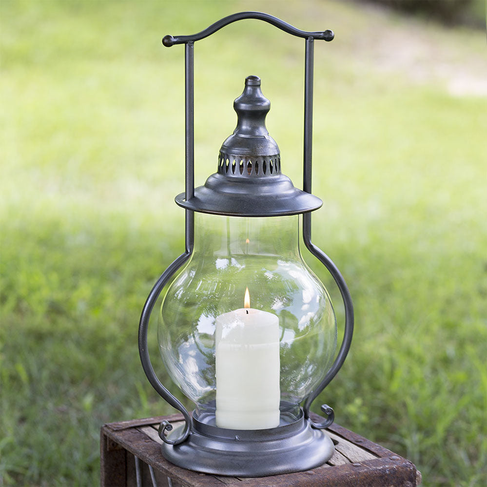 Gun Metal Steeple Lantern - Bombay Mercantile
