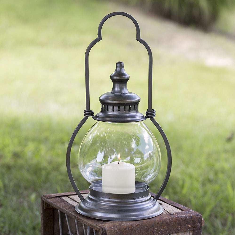 Small Gun Metal Steeple Lantern - Bombay Mercantile