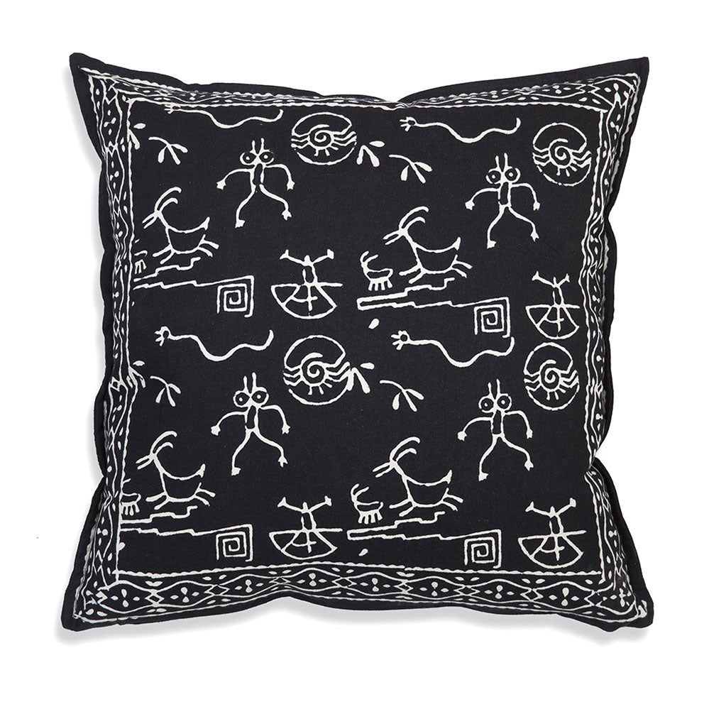 Chakra Cotton Throw Pillow - Bombay Mercantile